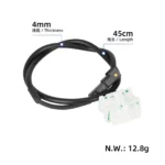 Cable adaptador/cable de conexión para luz trasera de patinete Ninebot F3 original (400 + 2 pines) - Imagen 2