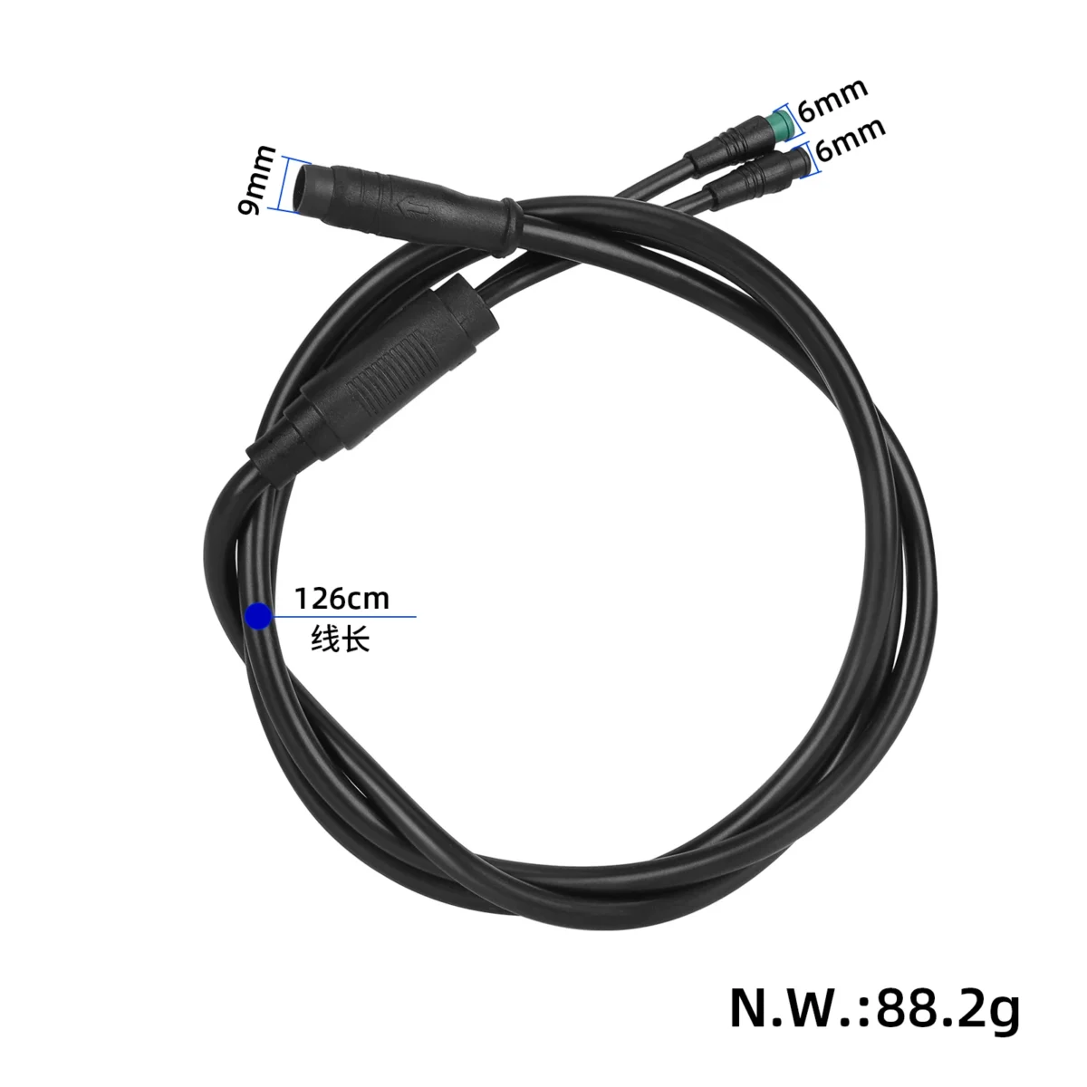 Cable de instrumento impermeable de doble a uno DUALTRON-DOLPHIN - Imagen 2