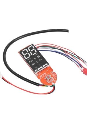 Placa de circuito roja con 5 conectores para scooters clon de Xiaomi