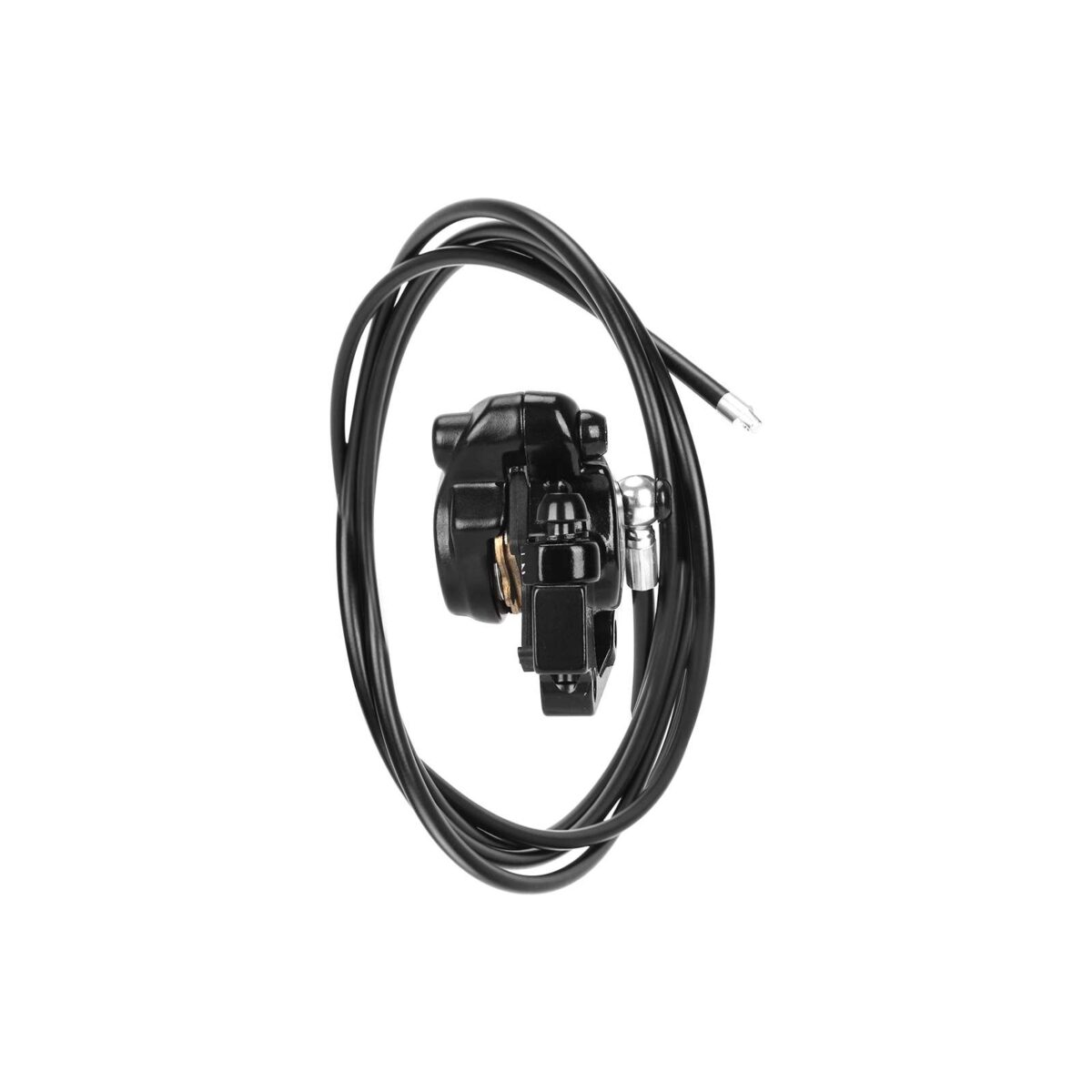 Freno de disco hidráulico NUTT negro derecho con cable de 2050 mm - Imagen 6