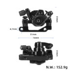 Freno de disco negro para scooter KuKirin G2 Pro/G2 Max/G3/A1 - Imagen 3