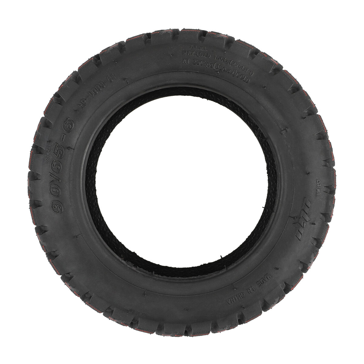 Neumático todoterreno sin cámara ULIP 90/65-6 para scooters Zero 10X - Imagen 4