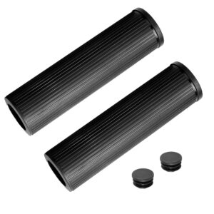 Cubiertas de manillar negras con sello de orificio pasante sin ranura para tarjetas