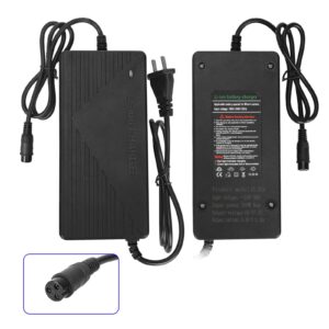 Cargador rápido de 60 V-67,2 V 5 A con conector GX16 y enchufe estadounidense