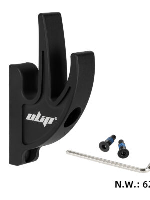 Gancho frontal de metal general negro para orificio de tornillo M5