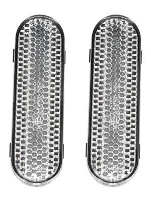 Bloques reflectantes plateados delanteros para Xiaomi 5 Plus (2 piezas)