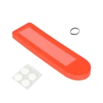 Funda de silicona roja impermeable con pegamento para patinete Xiaomi 4 Pro