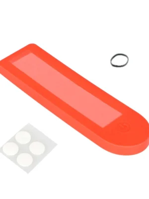 Funda de silicona roja impermeable con pegamento para patinete Xiaomi 4 Pro