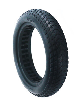 Neumático semisólido negro de 8,5 pulgadas