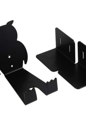 Gancho de pared para bicicleta negro