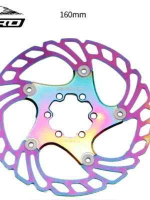 Disco de freno flotante de colores IIIPRO para carretera/disco de 160 mm y 6 agujeros