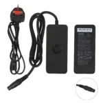 Cargador rápido original Segway Ninebot 53.6V3.9A G3 F3 ZT3, grande y redondo, estándar del Reino Unido