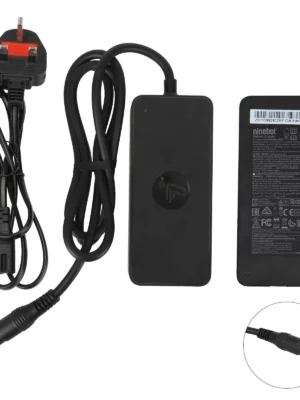 Cargador rápido original Segway Ninebot 53.6V3.9A G3 F3 ZT3, grande y redondo, estándar del Reino Unido