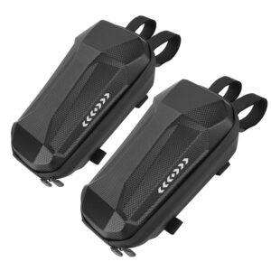 Bolso grande frontal negro de 3L+2L (PU+EVA) sin logotipo (2 unidades)