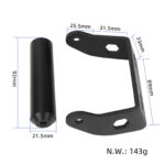 Manillar negro-rojo para patinetes Dualtron Victor Thunder ULTRA Eagle Spider - Imagen 5