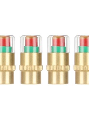 4 tapas de control de presión de neumáticos con núcleo de cobre completo