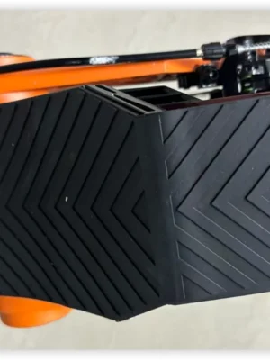 Pedal de reposapiés trasero de cuero para Kukirin G3