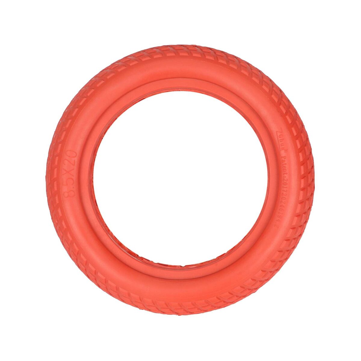 Neumático semisólido rojo de 8,5 pulgadas - Imagen 4