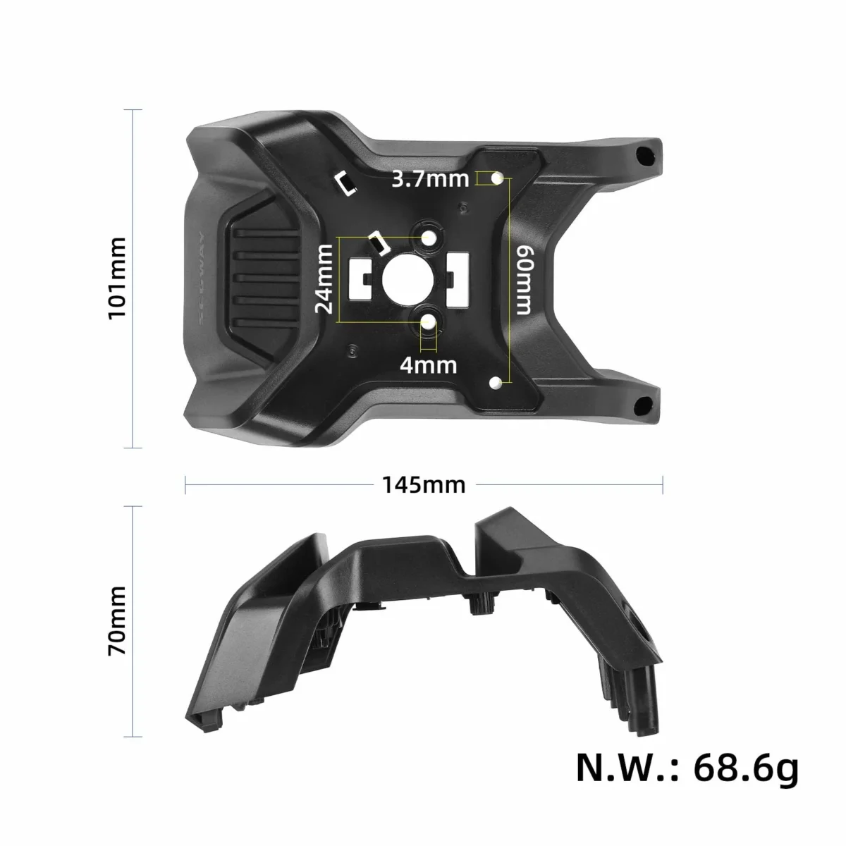 Luz de posición delantera del asiento delantero del Segway Ninebot ZT3 Pro original - Imagen 2
