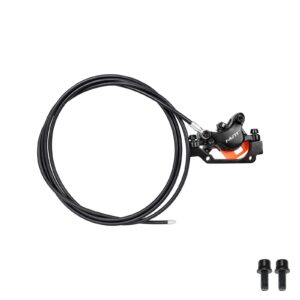 Freno de disco hidráulico NUTT negro derecho con cable de 210 cm