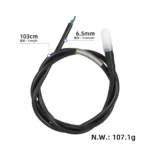 Cable de motor 3+6p con 8 cables pequeños (1 metro, 1000w, 2 cuadrados con cabezal impermeable de aviación) - Imagen 2