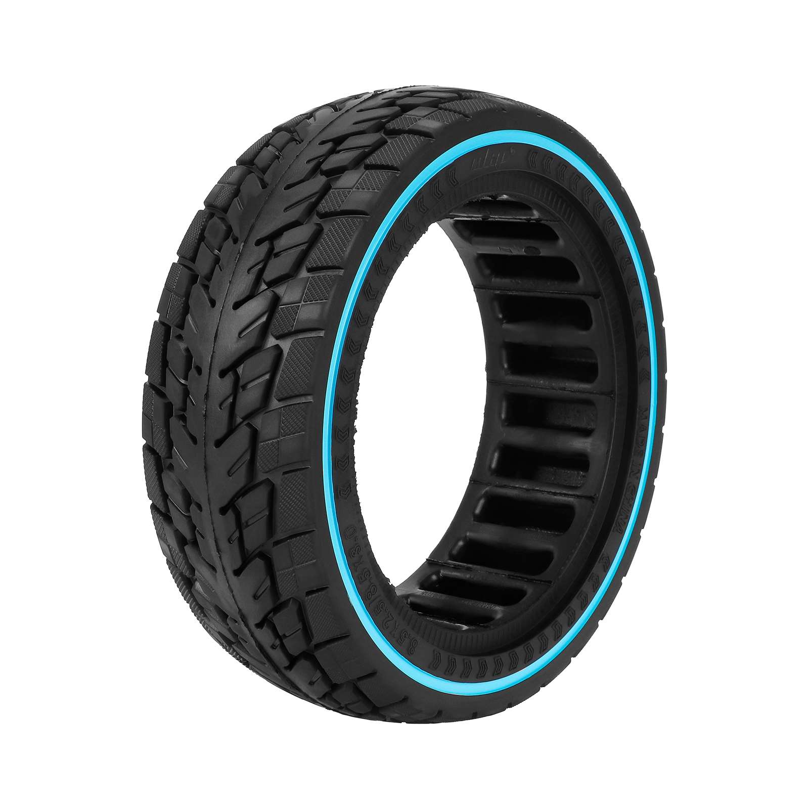 Neumático sólido todoterreno Ulip 8.5*2.5 con círculo azul - Imagen 6