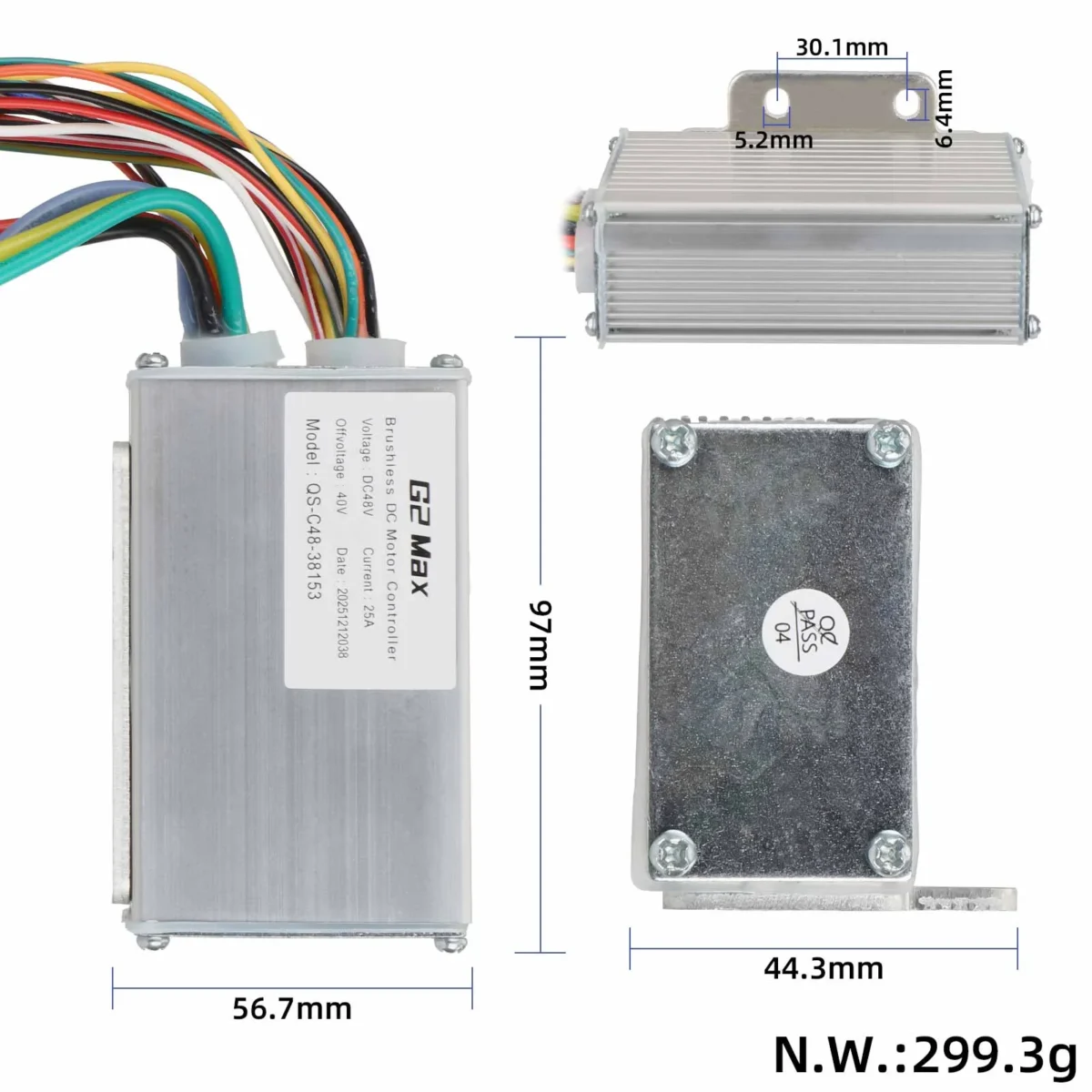 Controlador original de 48 V 25 A para Kukirin G2 Max - Imagen 2