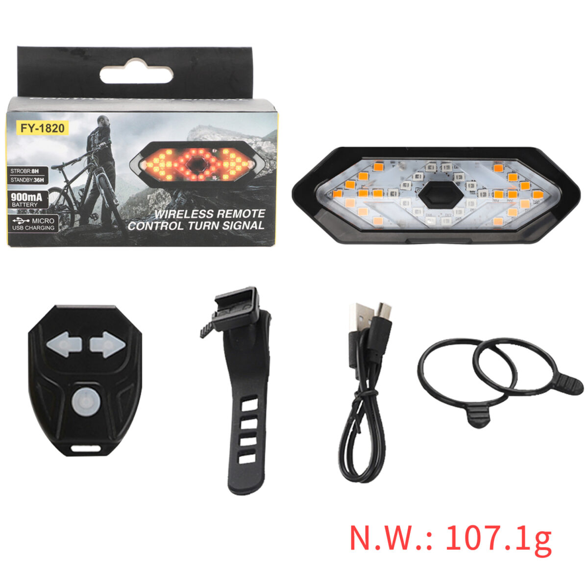 Luz trasera de señal de giro con control remoto - Imagen 3