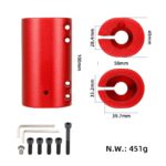 Soporte plegable CNC para patinete M365, Pro, Pro2 y 1S - Imagen 2
