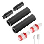 Extensor de agarre de silicona con carga USB Ulip y luz para scooters Max G30 (BBRW)