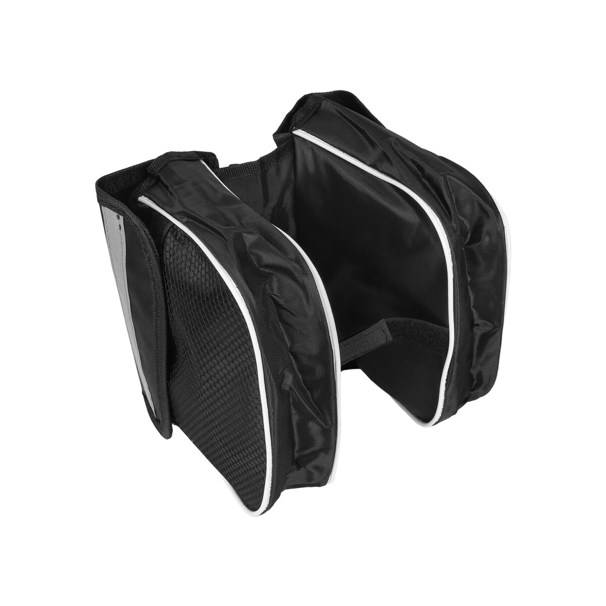 Bolsa grande para bicicleta de montaña, redonda, negra - Imagen 3