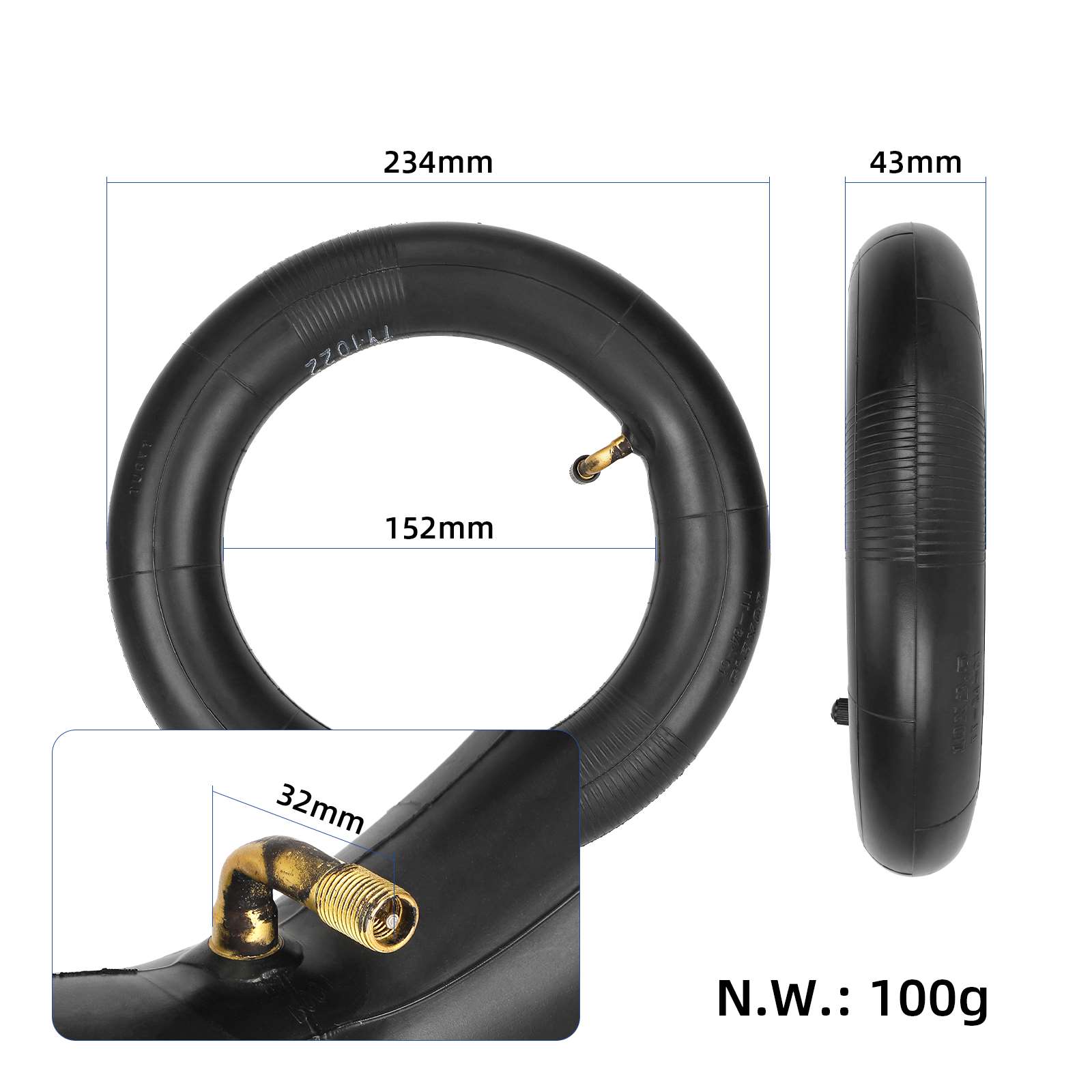 Neumático TUOVT 255*80 con cámara interior TUOVT10*2.5 - Imagen 3