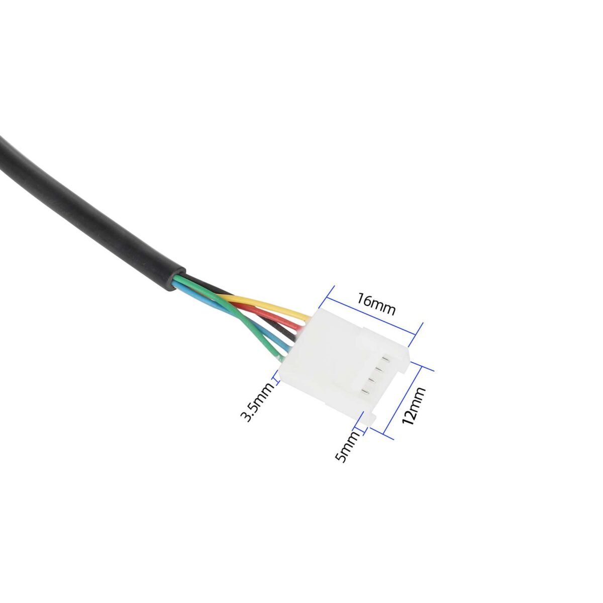 Cable de alimentación negro para scooters clon Xiaomi - Imagen 5