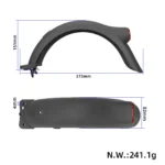 Guardabarros trasero con luz trasera del Xiaomi 5 Plus - Imagen 3