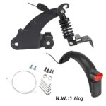 Suspensión trasera negra para scooters F20 F25 F30 F40