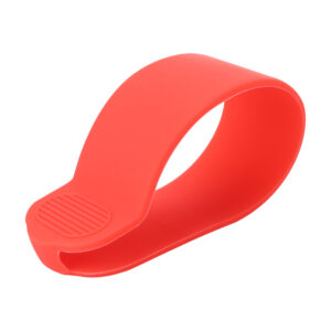 Funda de silicona para dial de dedo rojo