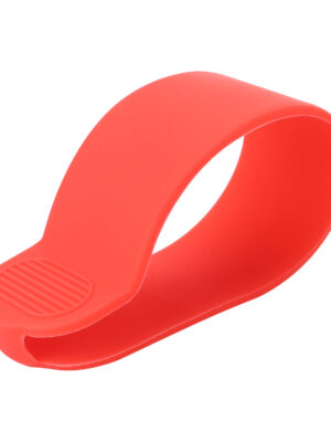 Funda de silicona para dial de dedo rojo