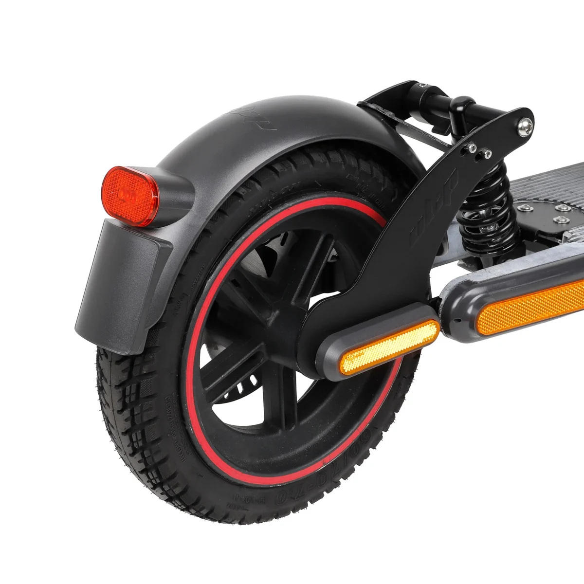 Suspensión trasera negra Ulip V2 con soporte metálico de guardabarros trasero para scooter Xiaomi 4Pro - Imagen 4