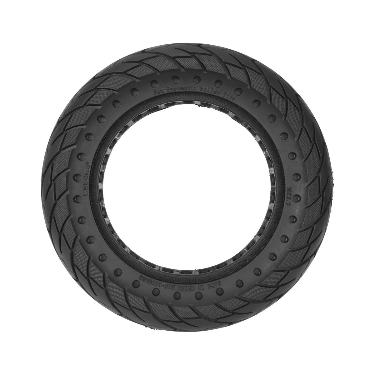 Neumático sólido negro 10*2,5 (37 mm) - Imagen 3
