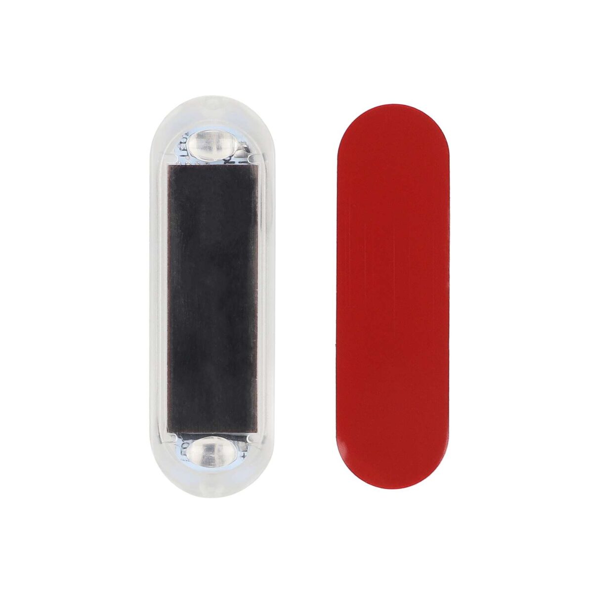 Luz trasera de advertencia solar para motocicleta con carcasa transparente (luz roja) - Imagen 3