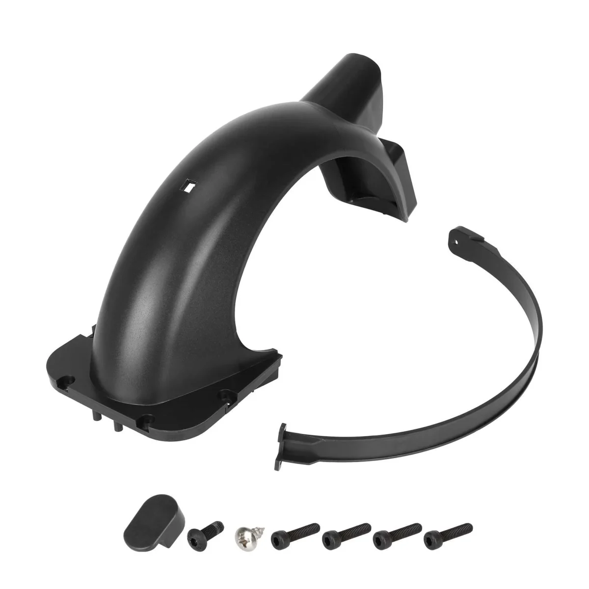 Guardabarros trasero negro para scooter Max G30D - Imagen 3