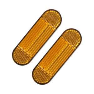 2 piezas reflectantes fáciles de pegar