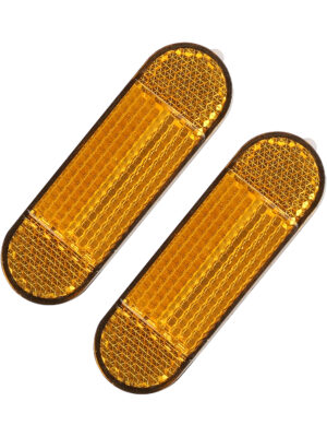 2 piezas reflectantes fáciles de pegar