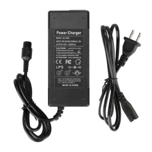 Cargador de 42 V 2 A con GX16 (enchufe estadounidense)