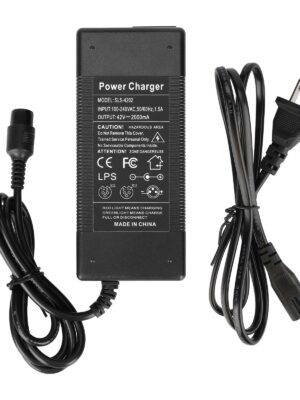 Cargador de 42 V 2 A con GX16 (enchufe estadounidense)