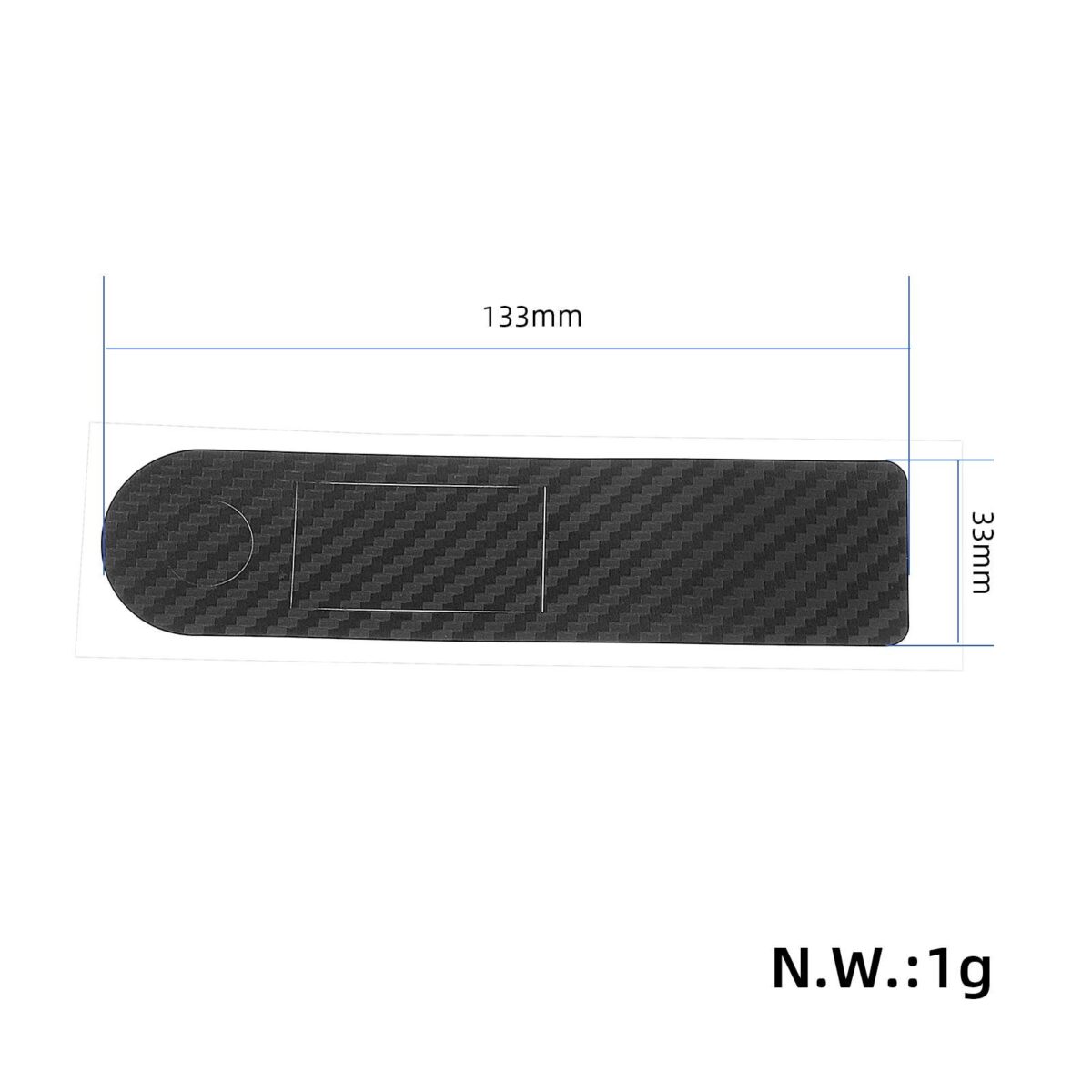 Película protectora de fibra de carbono para patinete Xiaomi M365/Pro - Imagen 6
