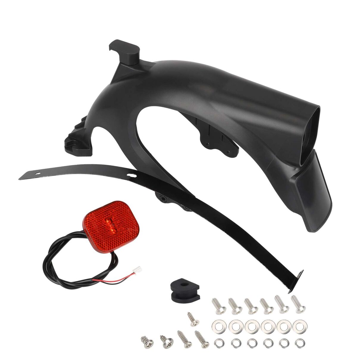 Guardabarros traseros Segway Max G2 con luz, gancho, tornillos y capa de hierro - Imagen 2