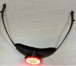 Luz trasera redonda recargable con ajuste para casco - Imagen 2