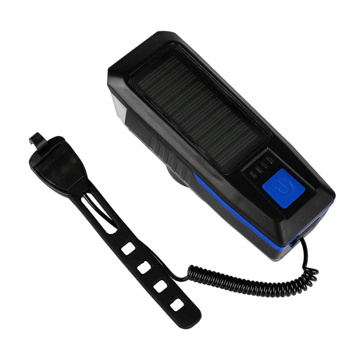 Luz de altavoz con carga USB solar azul - Imagen 6