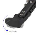 Pata de cabra ajustable negra Ulip con orificios de montaje laterales biselados - Imagen 4